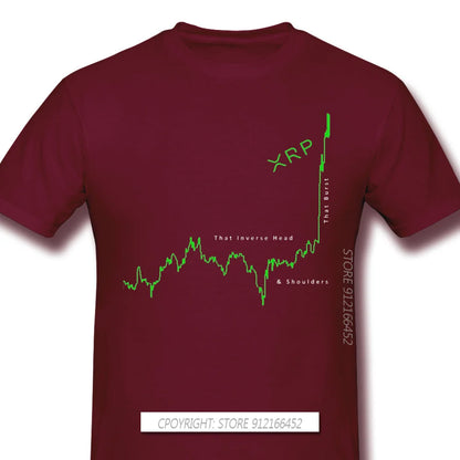 Men XRP Ripple Black T-Shirt Inverse H&S Edition