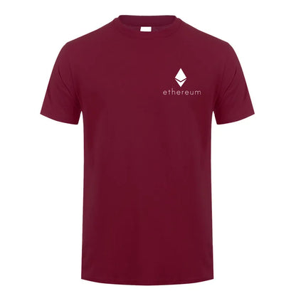 Ethereum T-Shirt Man Crypto Money 