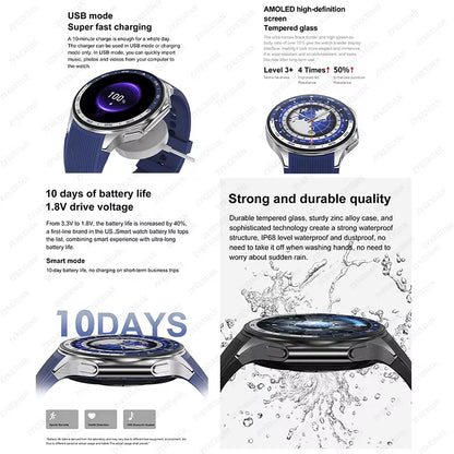 OPPO Watch X High-End Business Watch 32Gb Large Memory Album Smart Watch Men Sports Fitness Waterproof Smart Watch