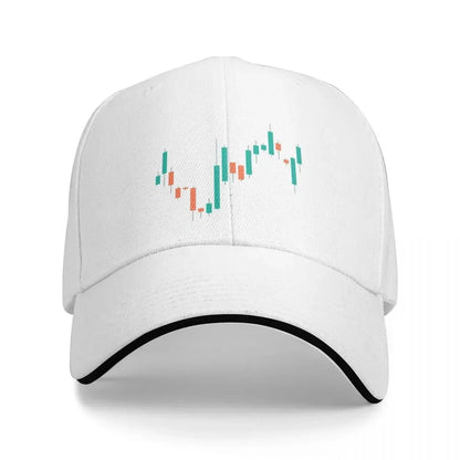 Bitcoin Cryptocurrency Art Stock Market Candlesticks Classic Dad Hats Pure Color Women'S Hat Windproof Baseball Caps Peaked Cap