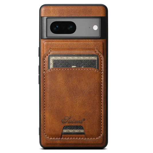 Magnetic Leather Case with Wallet for Google Pixel Series