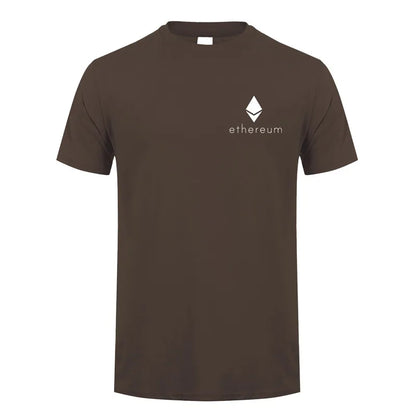 Ethereum T-Shirt Man Crypto Money 