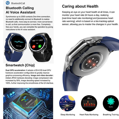 OPPO Watch X High-End Business Watch 32Gb Large Memory Album Smart Watch Men Sports Fitness Waterproof Smart Watch