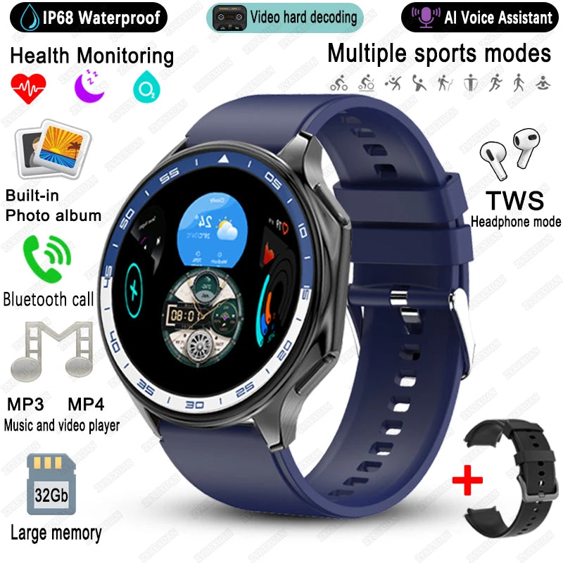 OPPO Watch X High-End Business Watch 32Gb Large Memory Album Smart Watch Men Sports Fitness Waterproof Smart Watch