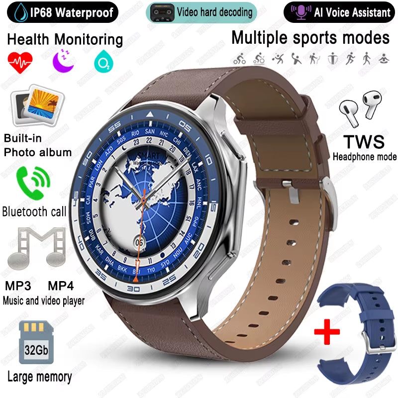 OPPO Watch X High-End Business Watch 32Gb Large Memory Album Smart Watch Men Sports Fitness Waterproof Smart Watch