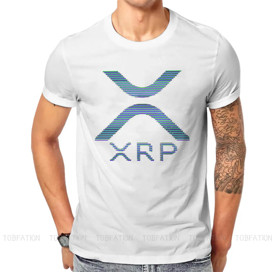 XRP Ripple Crypto Cryptocurrency Crypto Miner T Shirt Vintage Alternative Big Size Crewneck Tshirt Big Sales Harajuku Men Tops