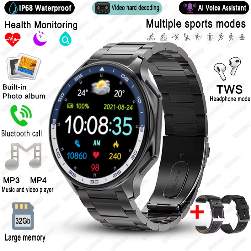OPPO Watch X High-End Business Watch 32Gb Large Memory Album Smart Watch Men Sports Fitness Waterproof Smart Watch