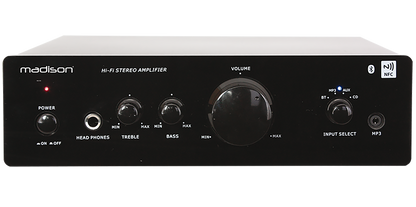 MAD1000 HI-FI Amplifier w. Bluetooth (2x50W)